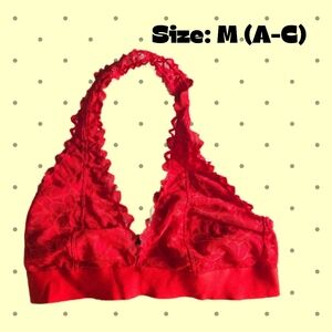 Victoria's Secret Scarlet Lace Bralette